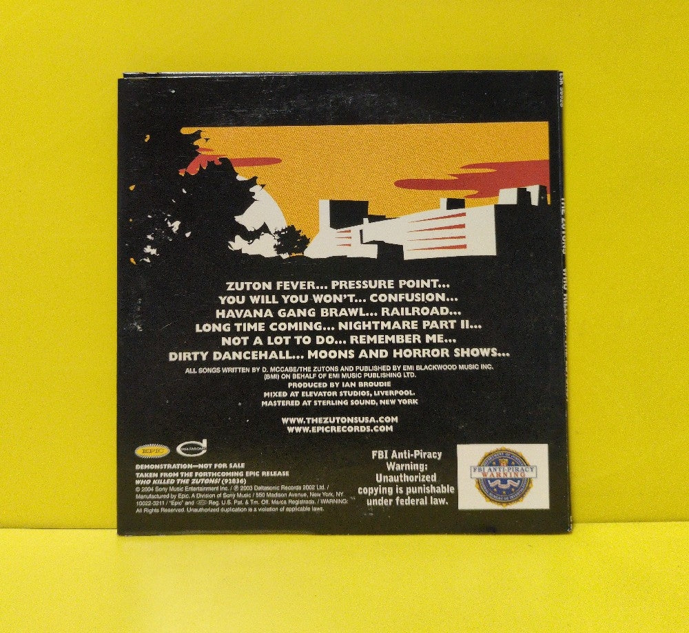 The Zutons - Who Killed...... The Zutons - 2004 - ESK 56928 - Used - EX - CDs - Promo