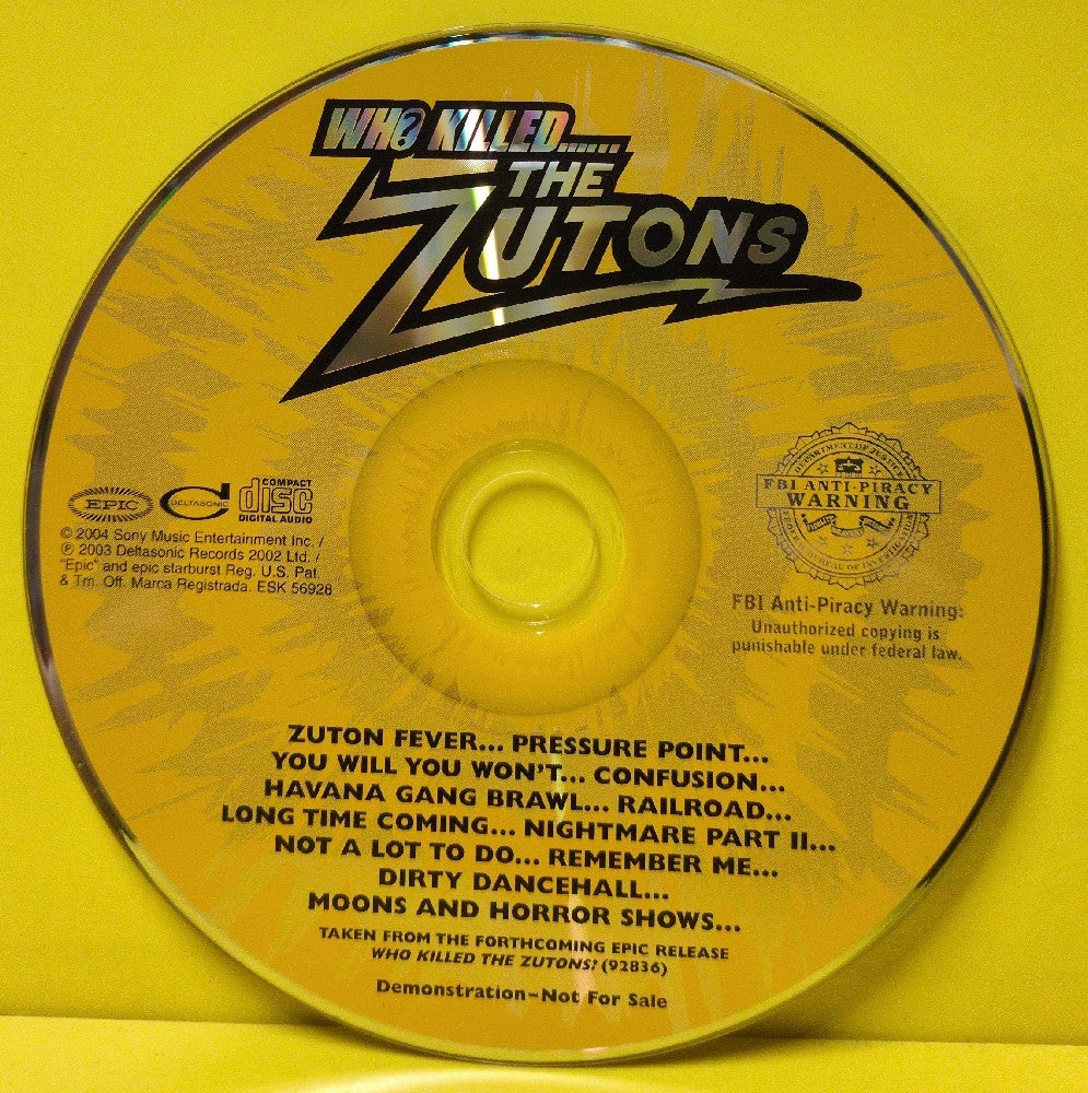 The Zutons - Who Killed...... The Zutons - 2004 - ESK 56928 - Used - EX - CDs - Promo