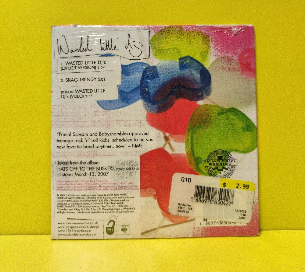 The View - Wasted Little DJ's - 2007 - 88697 06504 2 - New - Sealed - CDs - Sampler