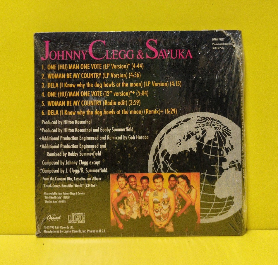 Johnny Clegg & Savuka - Cruel, Crazy, Beautiful Tour - 1990 - DPRO-79387 - New - Sealed - CDs - EP - Promo