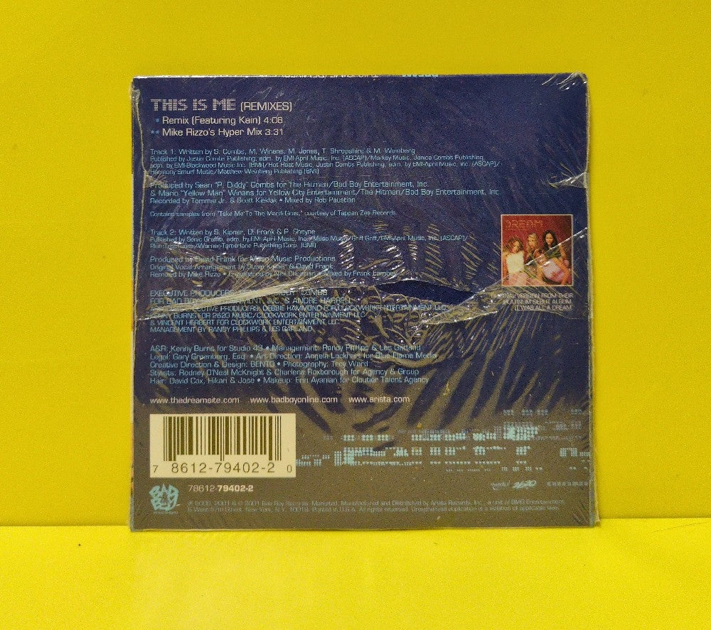Dream - This Is Me (Remixes) - 2001 - 78612-79402-2 - New - Sealed - CDs