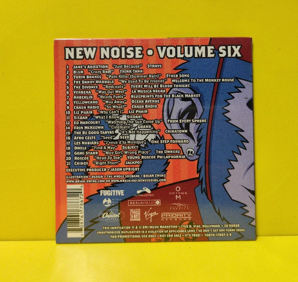 Various - New Noise Volume Six - 2003 - 70876-17867-2/9 - New - Sealed - CDs - Promo - Sampler