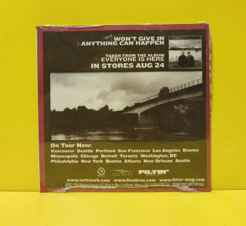 The Finn Brothers - Everyone Is Here (Tour Sampler) - 2004 - 0 6700 32117 2 7 - New - Sealed - CDs - Promo
