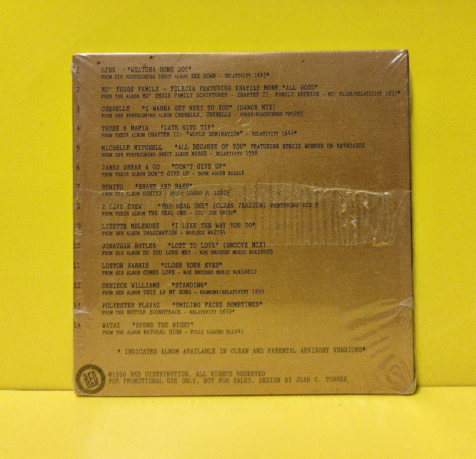 Various - Soul Express: Black Music Sampler 1998 - 1998 - PRO-002 - New - Sealed - CDs