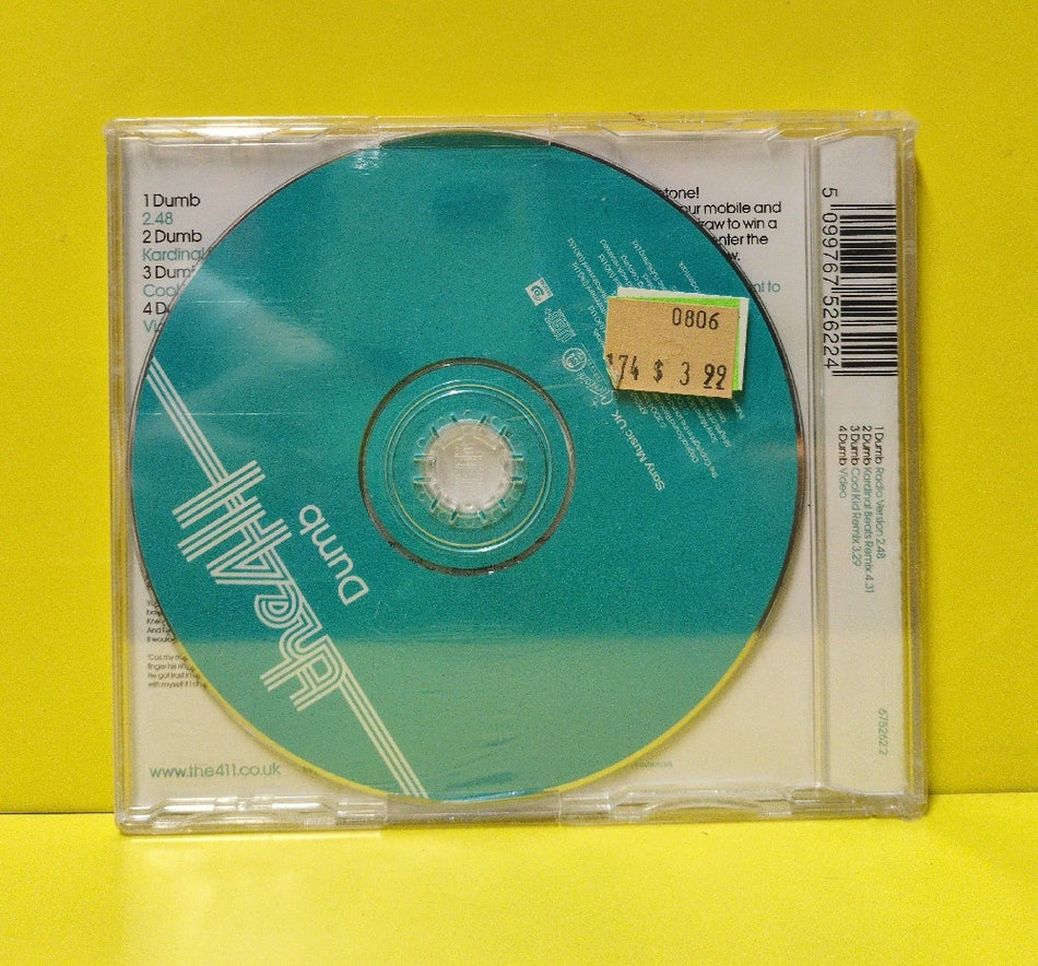The 411 - Dumb - 2004 - 675262 2 - New - Sealed - CDs - CD Single - UK Import