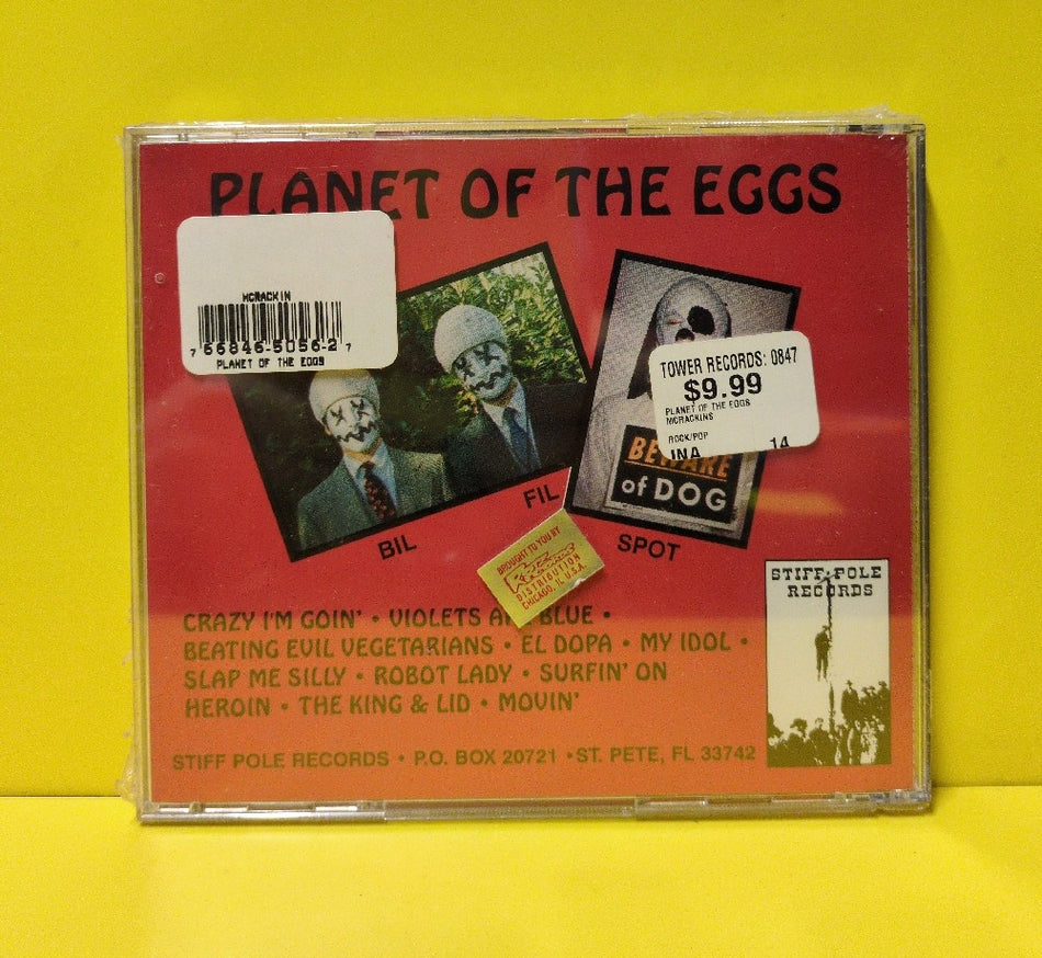 McRackins - Planet Of The Eggs - 1995 - SPR-014 - New - Sealed - CDs
