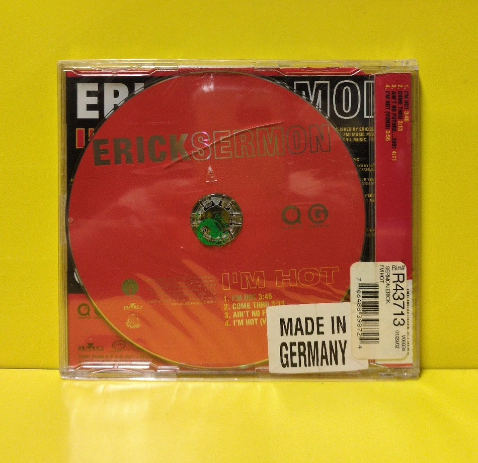 Erick Sermon - I'm Hot - 2001 - 74321 91363 2 - New - Sealed - CDs - CD Single - Enhanced - European Import