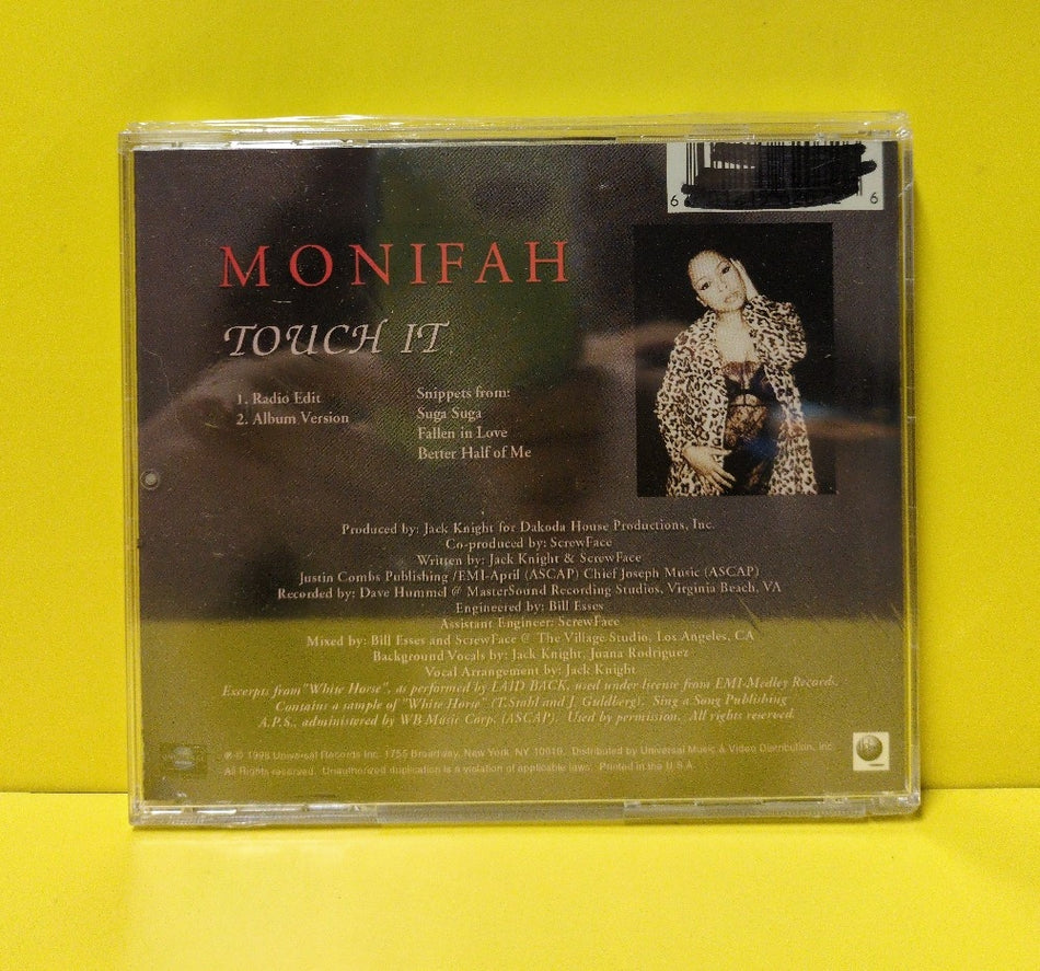 Monifah - Touch It - 1998 - UPTDS-56207 - New - Sealed - CDs