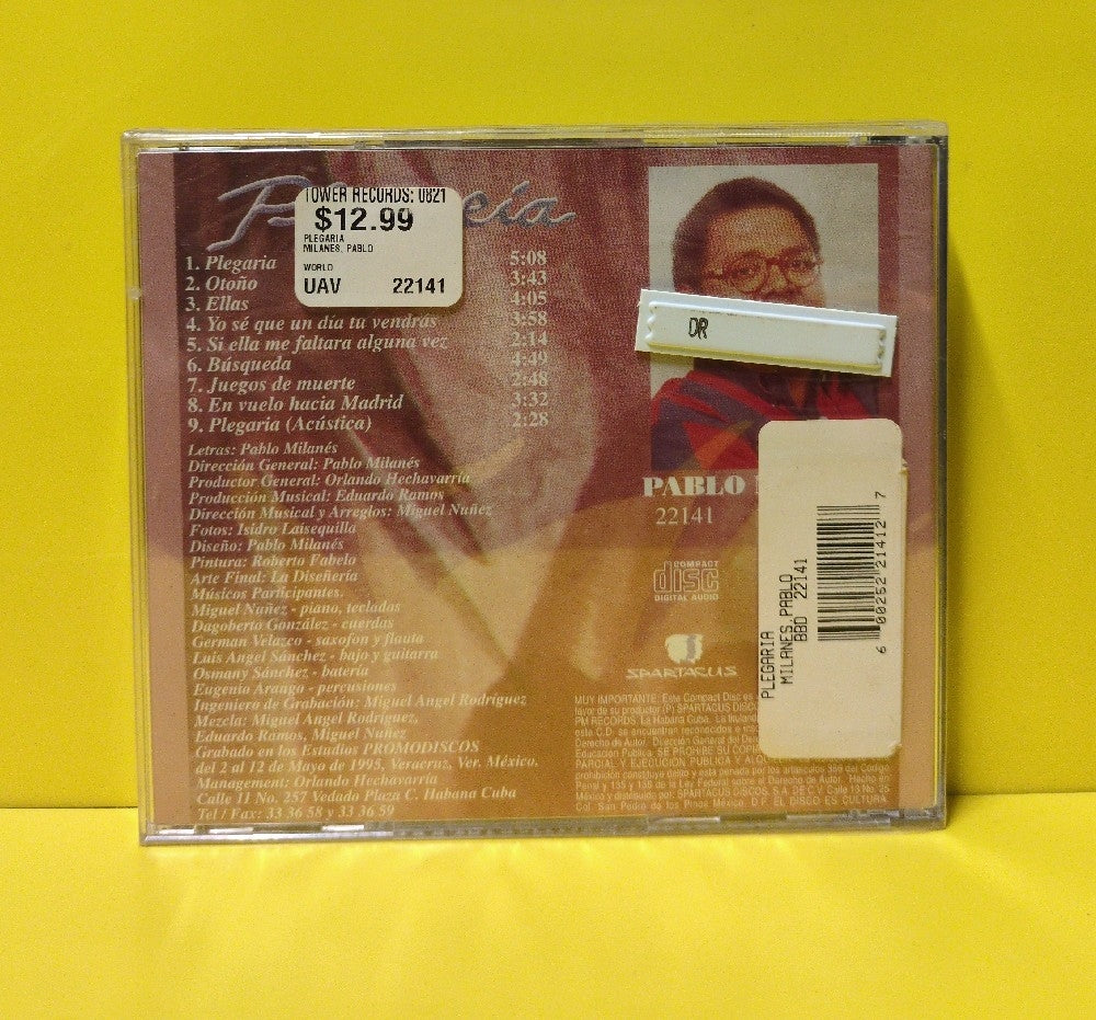 Pablo Milanes - Plegaria - 1995 - 22141 - New - Sealed - CDs