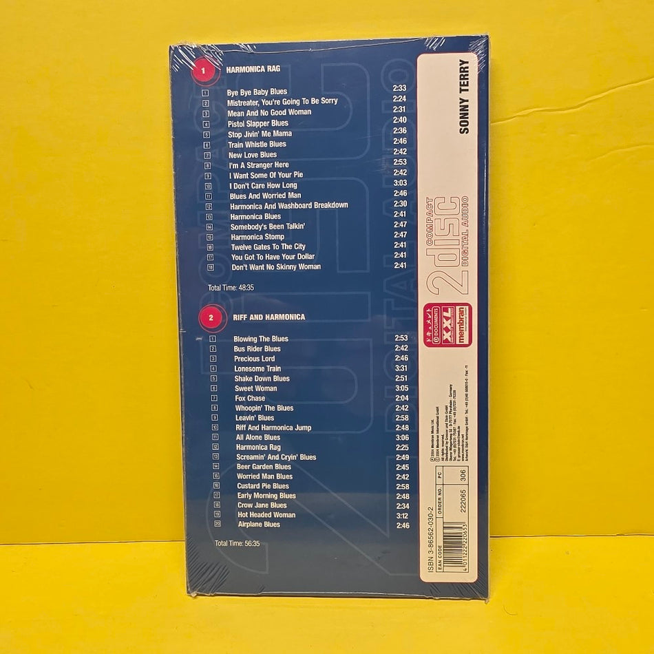 Sonny Terry - Blues Archive / Long Box  - 2004 - 222065 - New - Sealed - CDs