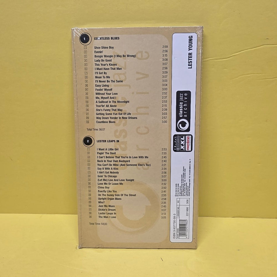 Lester "Prez" Young - Classic Jazz Archives / Long Box  - 2004 - 221986-306 - New - Sealed - CDs