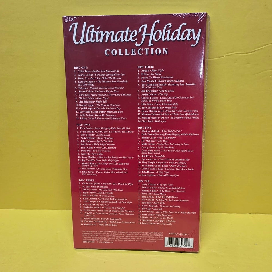 Various - Ultimate Holiday Collection / 6 CDs Set. - 2008 - 88697361382 - New - Sealed - CDs