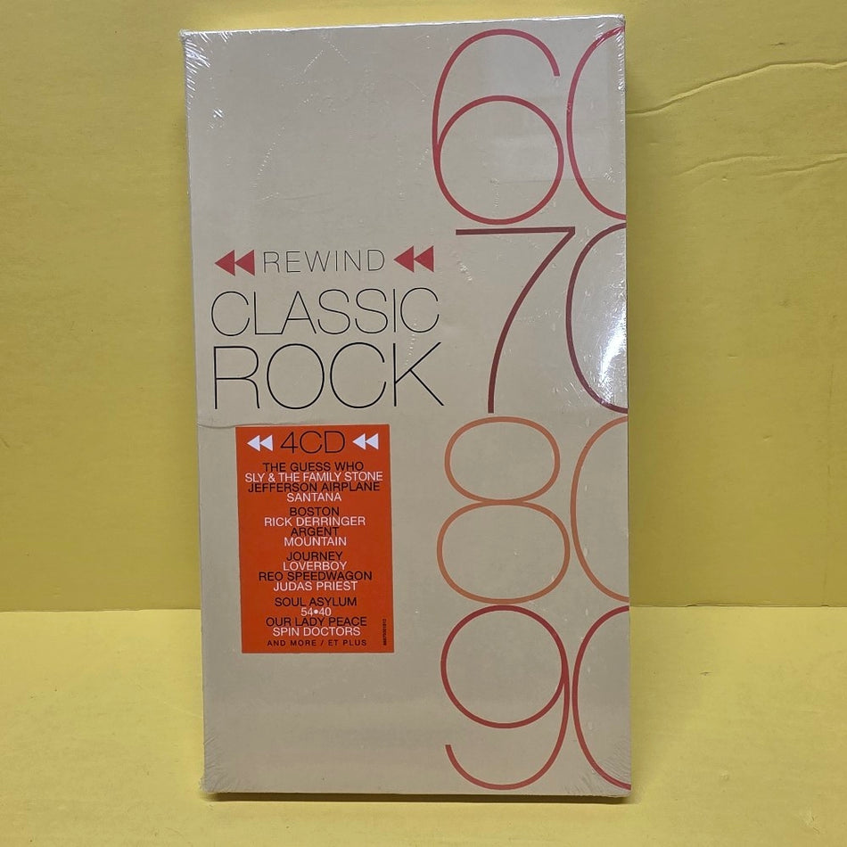 Various  - Rewind Classic Rock 60/70/80/90 Box Set. - 2014 - New - Sealed - CDs