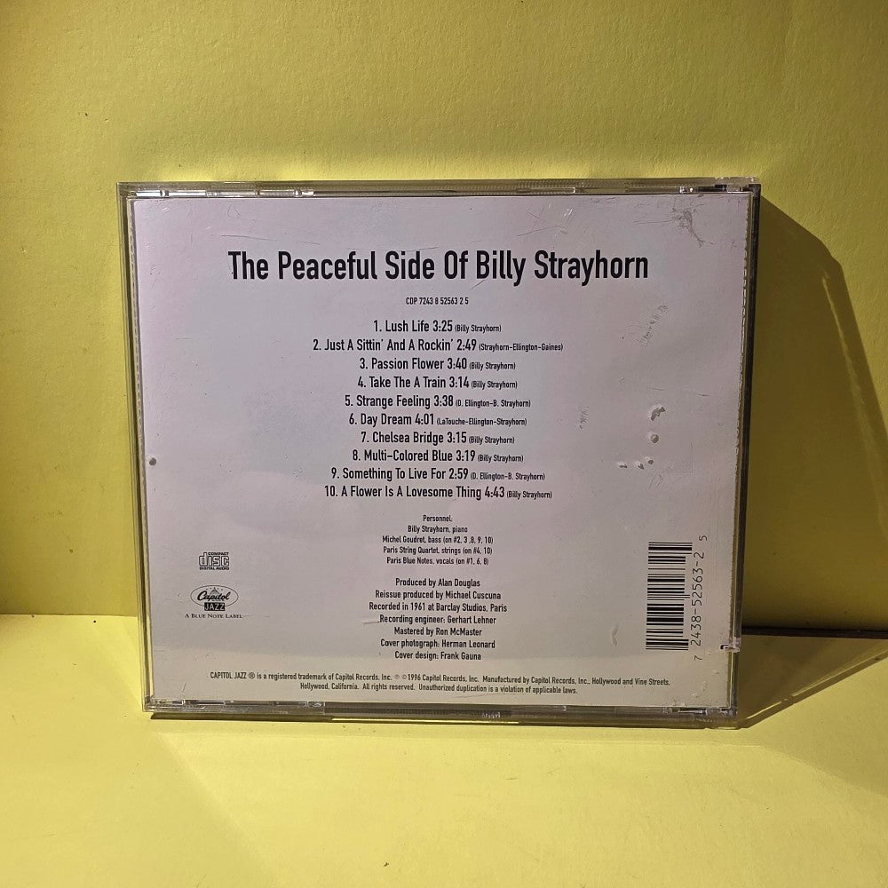 Billy Strayhorn - The Peaceful Side - 1996 - CDP 7243 8 52563 2 5 - Used - NM - CDs