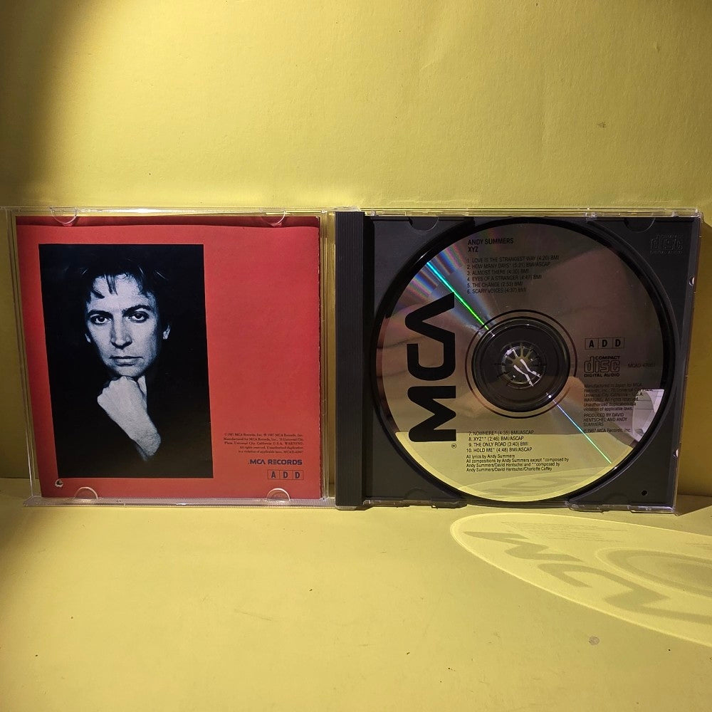 Andy Summers - XYZ - 1987 - MCAD-42007 - Used - EX - CDs