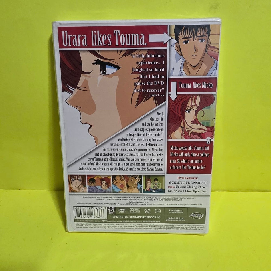 Sakura Diaries  - 1997 - New - Sealed - DVDs & Blu-Rays