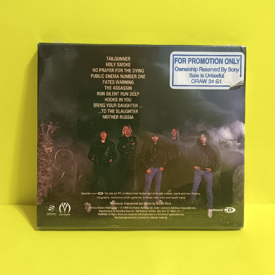 Iron Maiden - No Prayer For The Dying Enhanced Slip Case Promo CD - 2002 - CK 86216 - New - Sealed - CDs