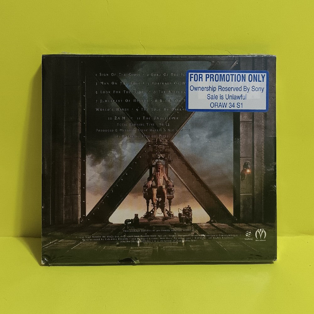 Iron Maiden - The X Factor Slip Case Promo CD - 2002 - CK 86223 - New - Sealed - CDs