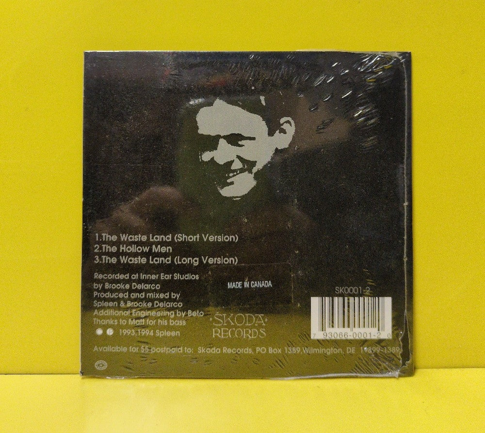 Spleen - T.S. Eliot Reads The Wasteland And The Hollow Men - 1994 - SK0001-2 - New - Sealed - CDs - EP