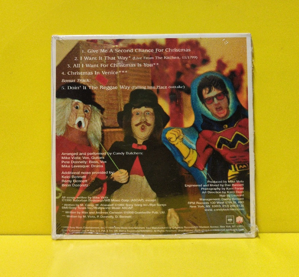 Mike Viola And The Candy Butchers - Let's Get Christmas - 1999 - New - Sealed - CDs - EP - Promo