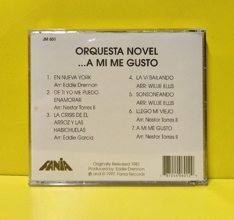 Orquesta Novel - ...A Mi Me Gusto - 1997 - JM 601 - Used - VG+ - CDs