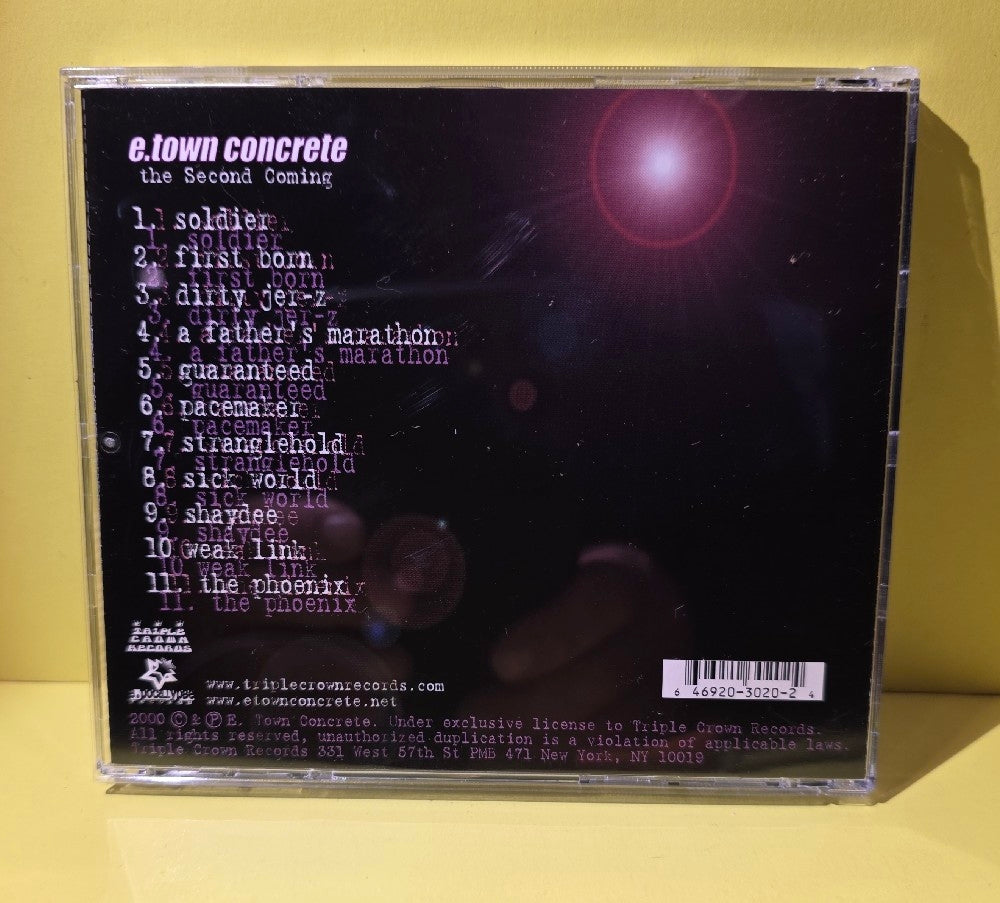 E. Town Concrete - The Second Coming - 2000 - 3020-2 - Used - VG+ - CDs