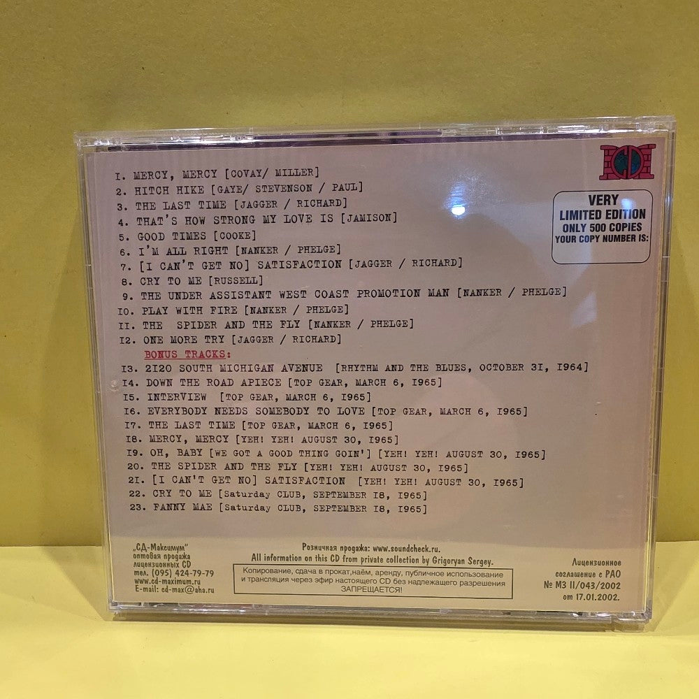 The Rolling Stones  - Out Of Our Heads / Rare Limited To 500 / 11 Bonus Track With Poster  - 2002 - CDM 1292-1041/06 - Used - NM - CDs