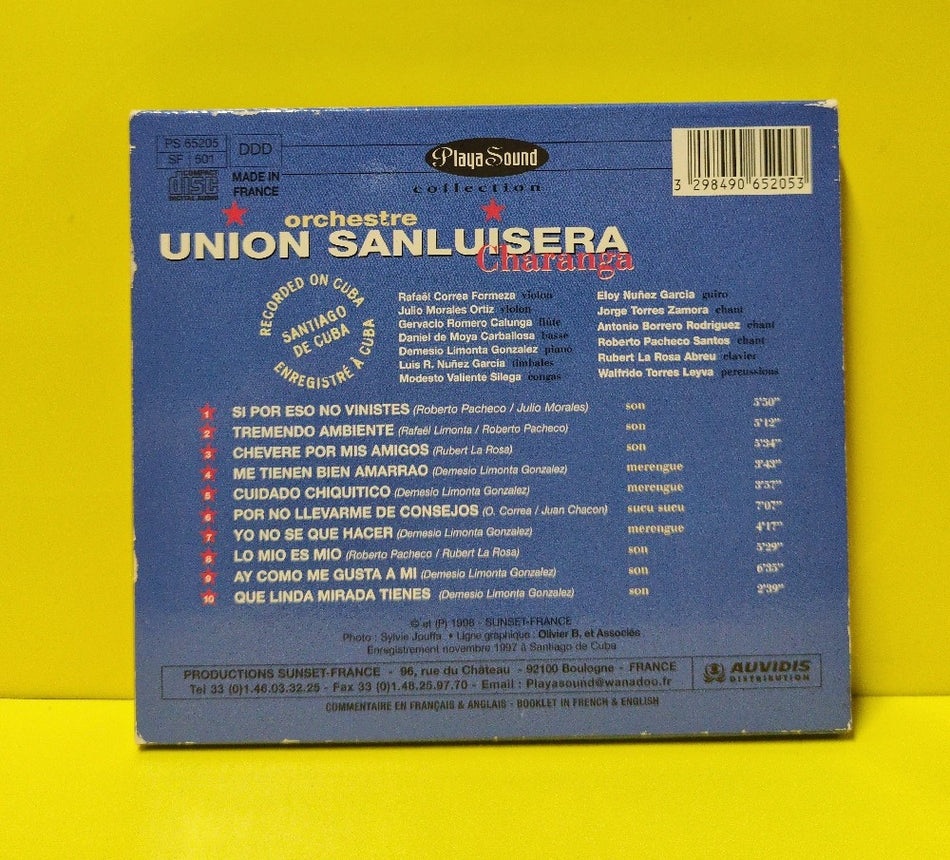 Union Sanluisera - Charanga - 1998 - PS 65205 - Used - EX - CDs - France Import