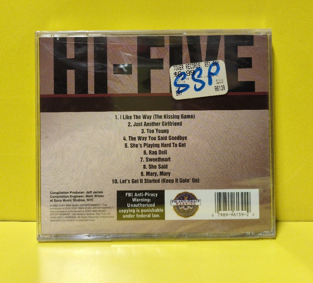 Hi-Five - I Like The Way (The Kissing Game) - 2005 - BMK 96139 - New - Sealed - CDs