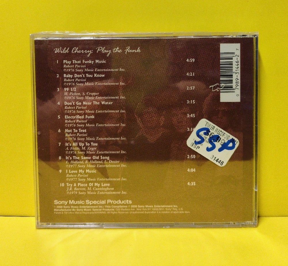 Wild Cherry - Play The Funk - 2000 - A 31446 - New - Sealed - CDs