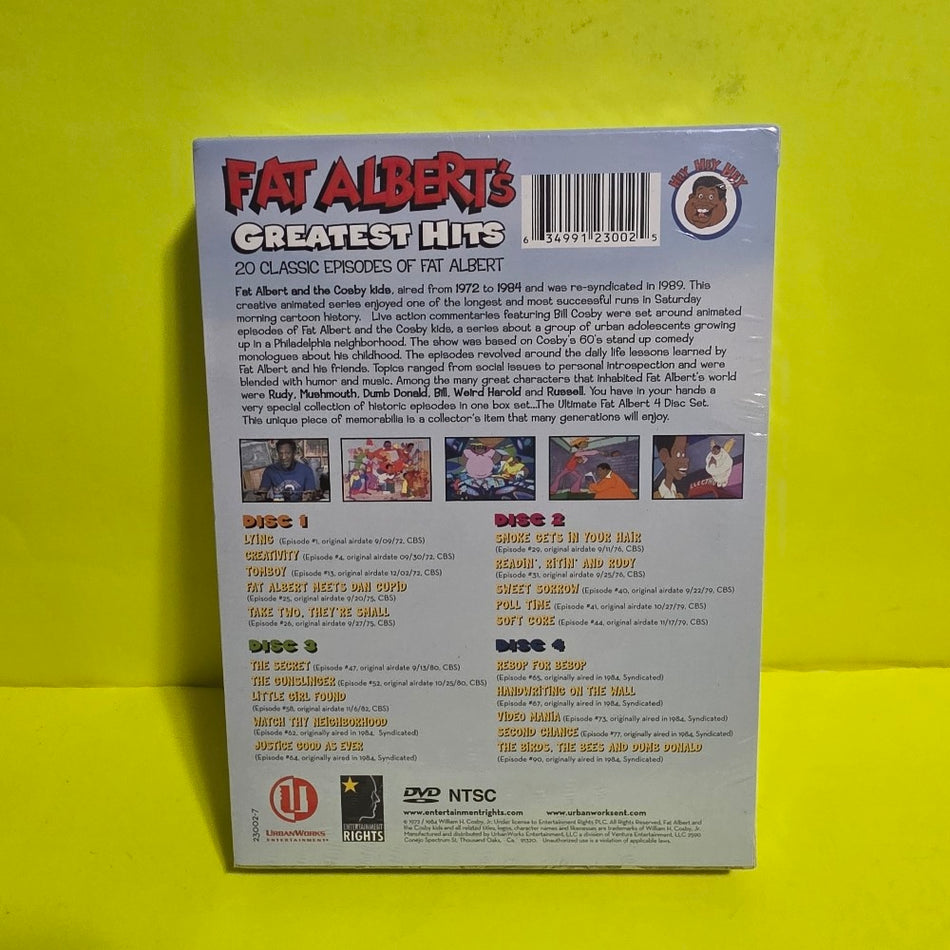 Fat Albert Greatest Hits / 4 Disc Set - 2004 - New - Sealed - DVDs & Blu-Rays
