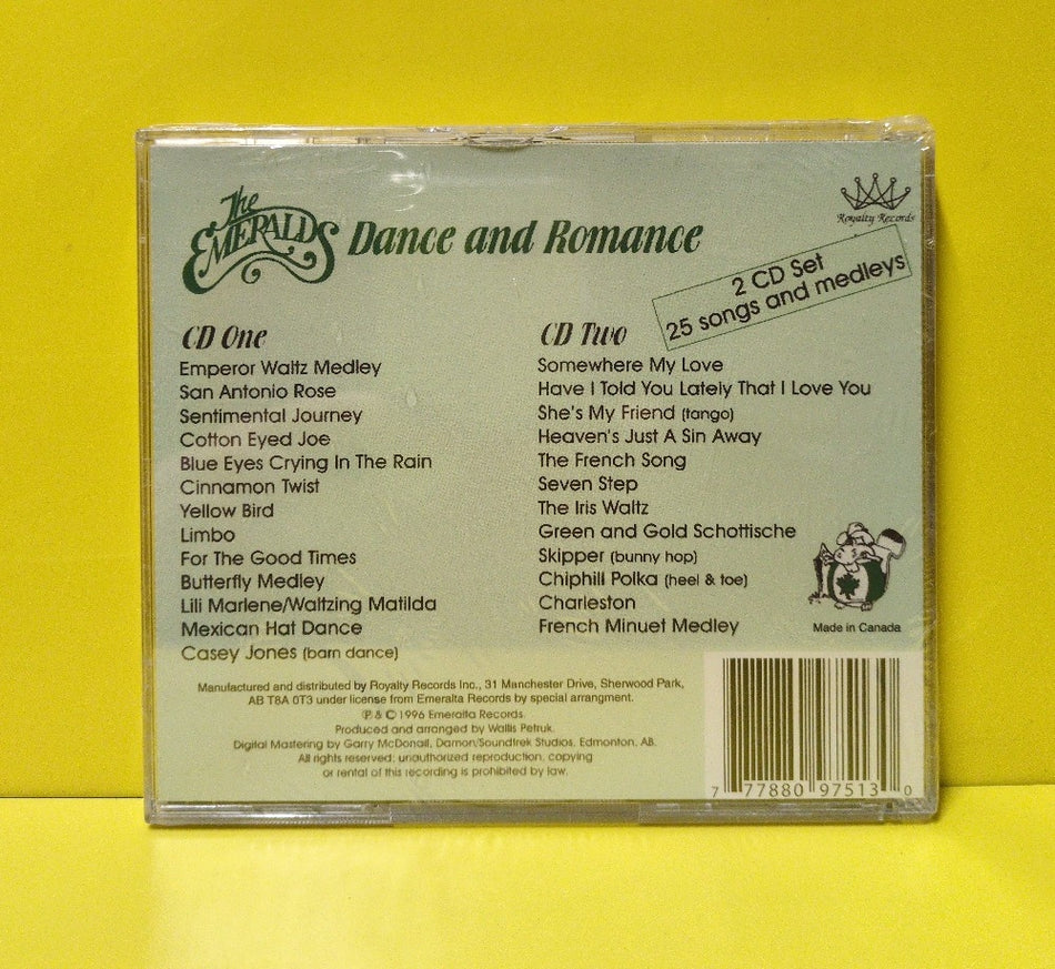 The Emeralds - Dance And Romance - 1996 - RRI-300-9751 - New - Sealed - CDs