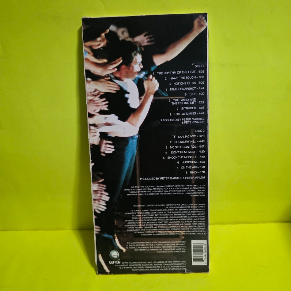 Peter Gabriel - Plays Live / Long Box  - 1983 - 4012-2 - Used - EX - CDs