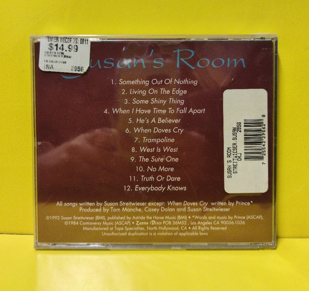 Susan's Room - Susan's Room - 1993 - 2956-1 - New - Sealed - CDs