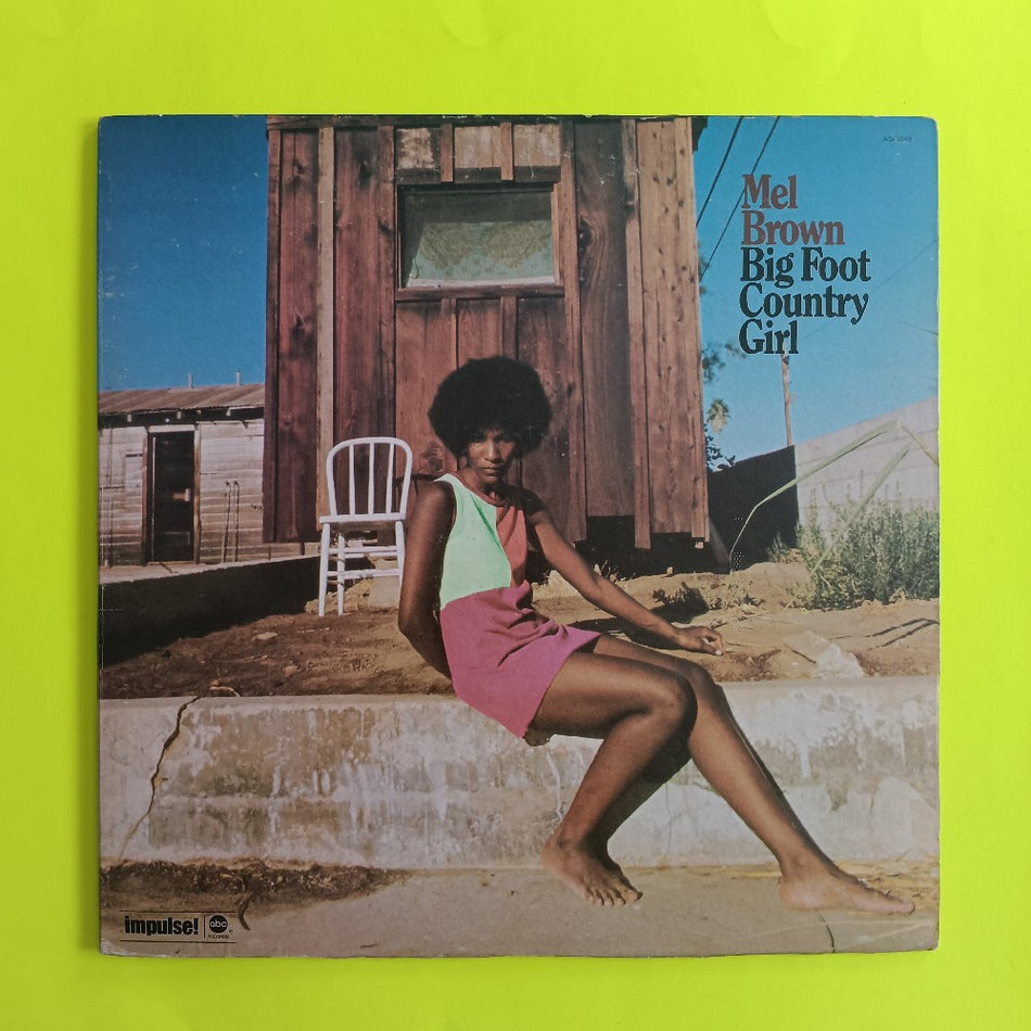 Mel Brown - Big Foot Country Girl QUAD - 1973 - AS 9249 - Used - VG++ - Vinyl