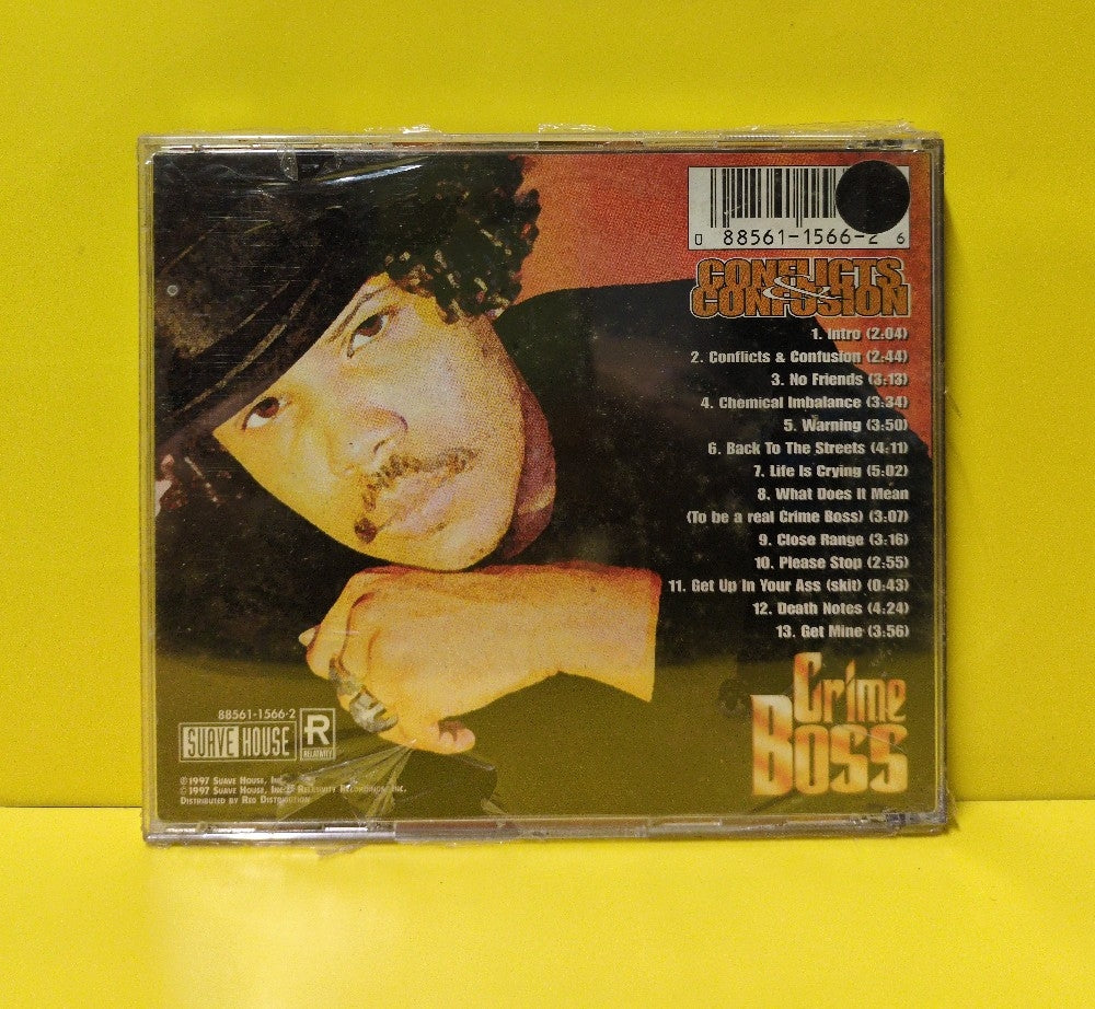 Crime Boss - Conflicts & Confusion - 1997 - 88561-1566-2 - New - Sealed - CDs