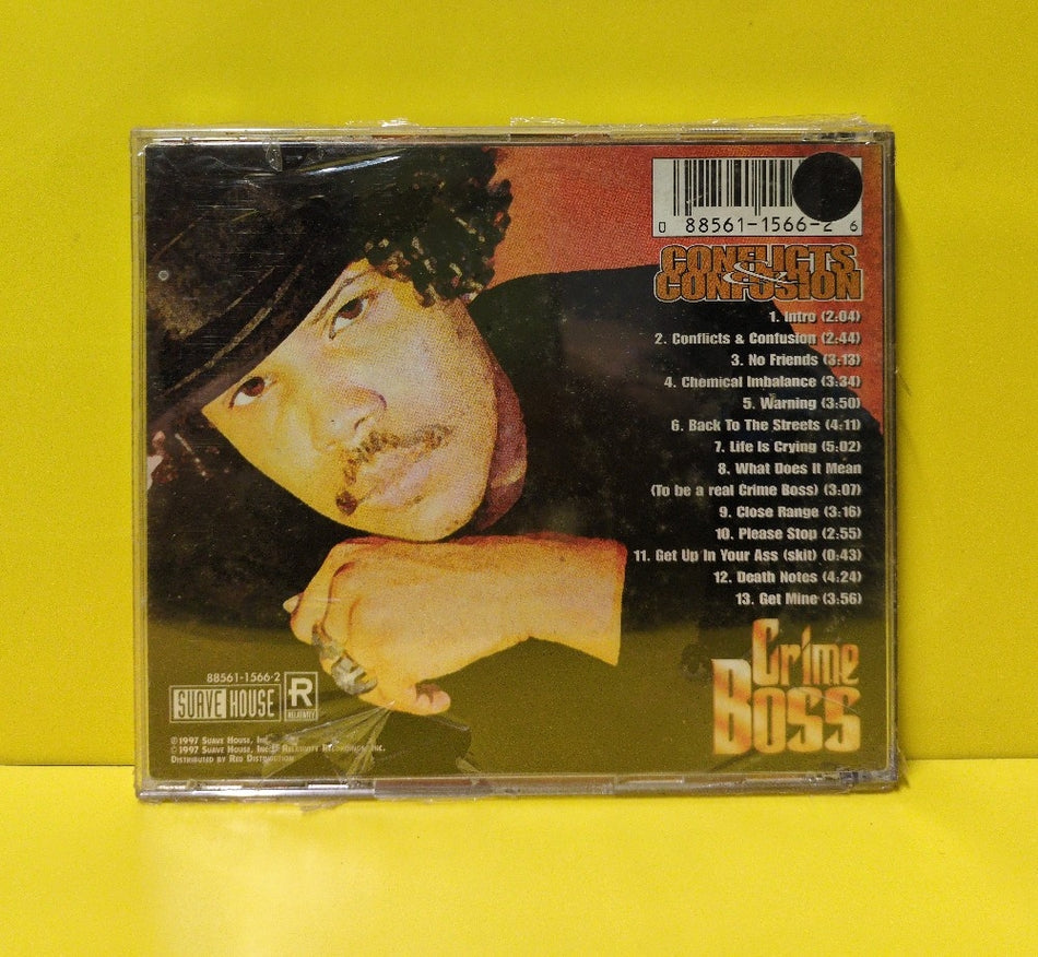 Crime Boss - Conflicts & Confusion - 1997 - 88561-1566-2 - New - Sealed - CDs