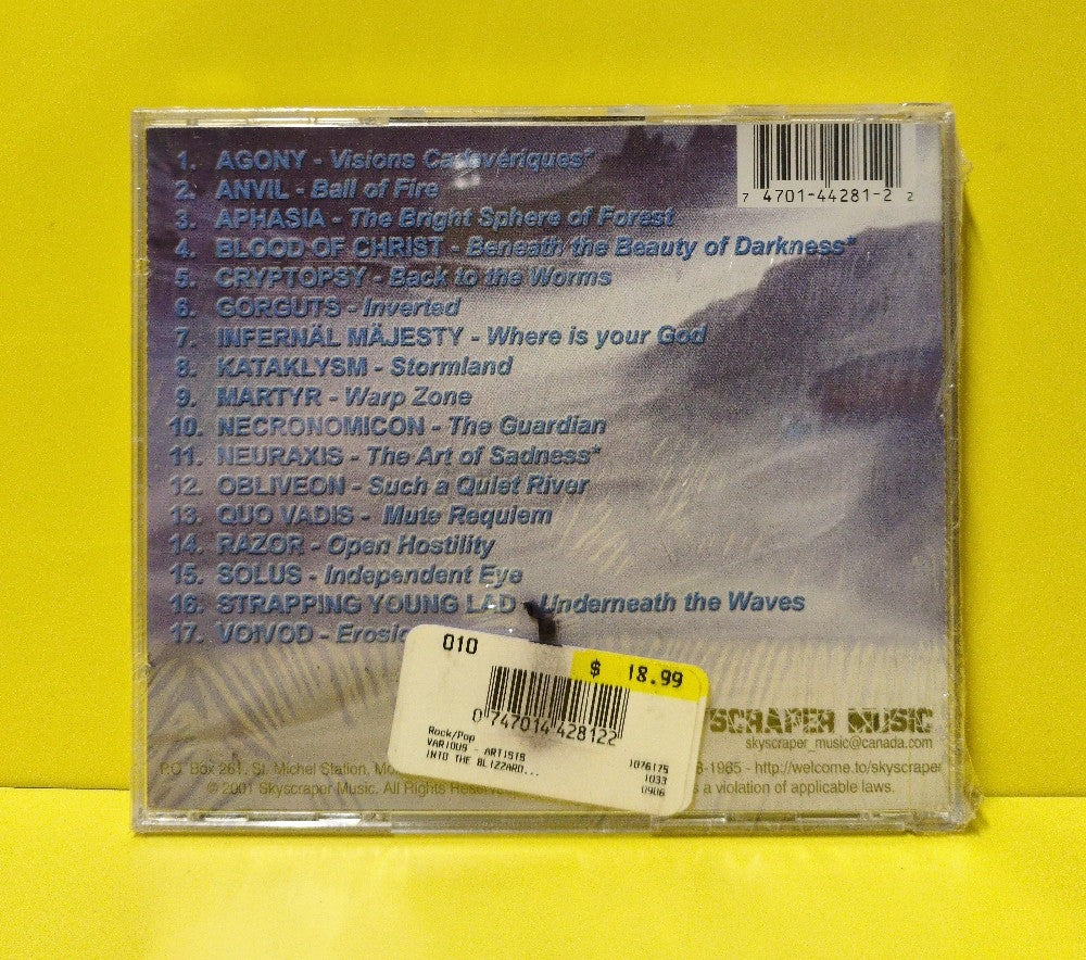 Various - Into The Blizzard... - 2001 - SM001 - New - Sealed - CDs - Canada Import