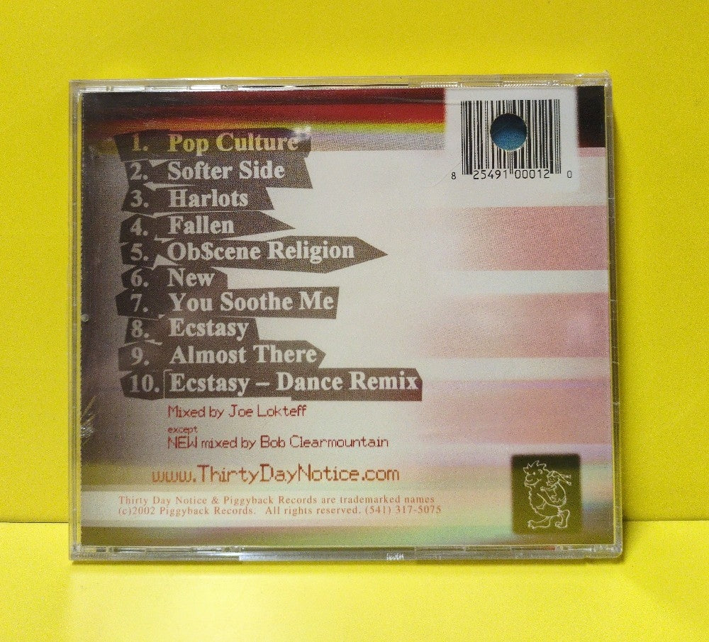 Thirty Day Notice - Thirty Day Notice - 2002 - New - Sealed - CDs
