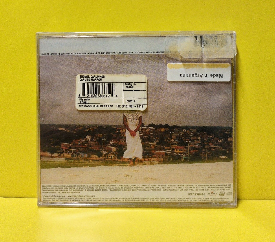 Carlinhos Brown - Carlinhos Brown Es Carlito Marrón - 2003 - 82876509402 - New - Sealed - CDs - Spain Import, Made In Argentina
