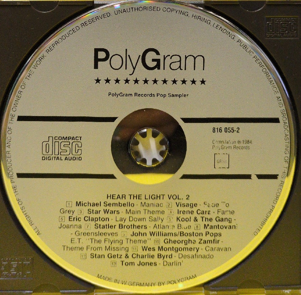 Various - Hear The Light Volume II - 1984 - 816 055-2 - New - Sealed - CDs - Sampler