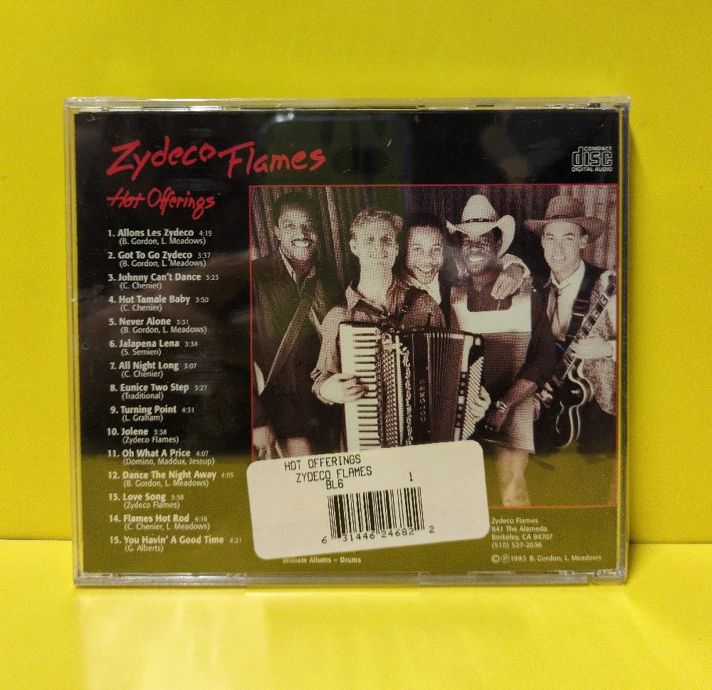 Zydeco Flames - Hot Offerings - 1993 - VS01 - New - Sealed - CDs