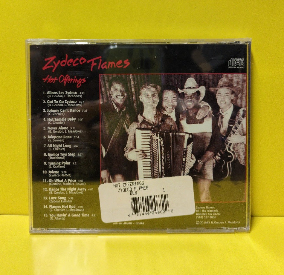 Zydeco Flames - Hot Offerings - 1993 - VS01 - New - Sealed - CDs