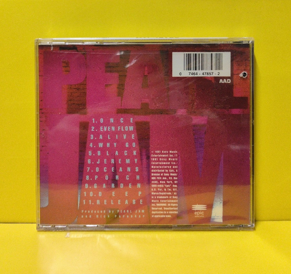 Pearl Jam - Ten - ZK 47857 - New - Sealed - CDs