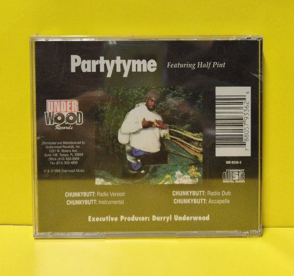 Partytyme Featuring Half Pint - Chunkybutt - 1998 - UM-9336-2 - New - Sealed - CDs - CD Single