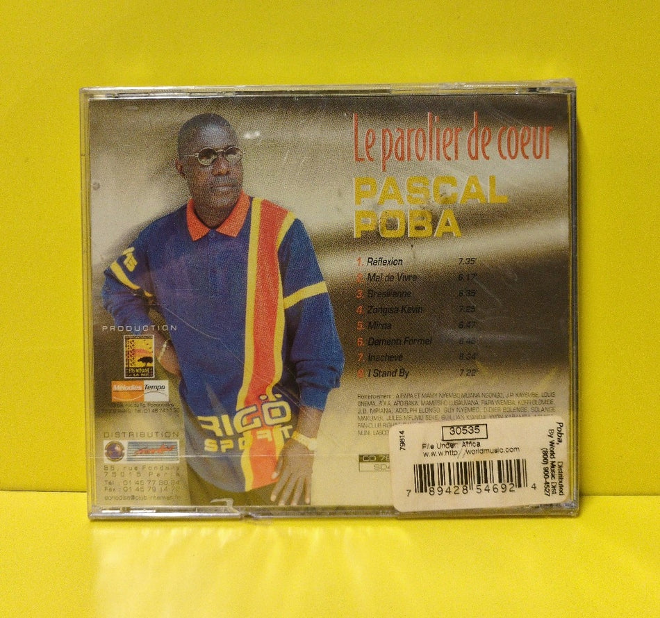 Le Parolier De Coeur Pascal Poba - Reflexion - 1997 - CD 79814 - New - Sealed - CDs - France Import