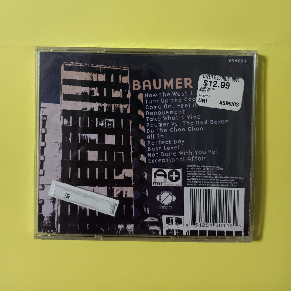 Baumer - Come On, Feel It - 2005 - ASM003 - New - Sealed - CDs