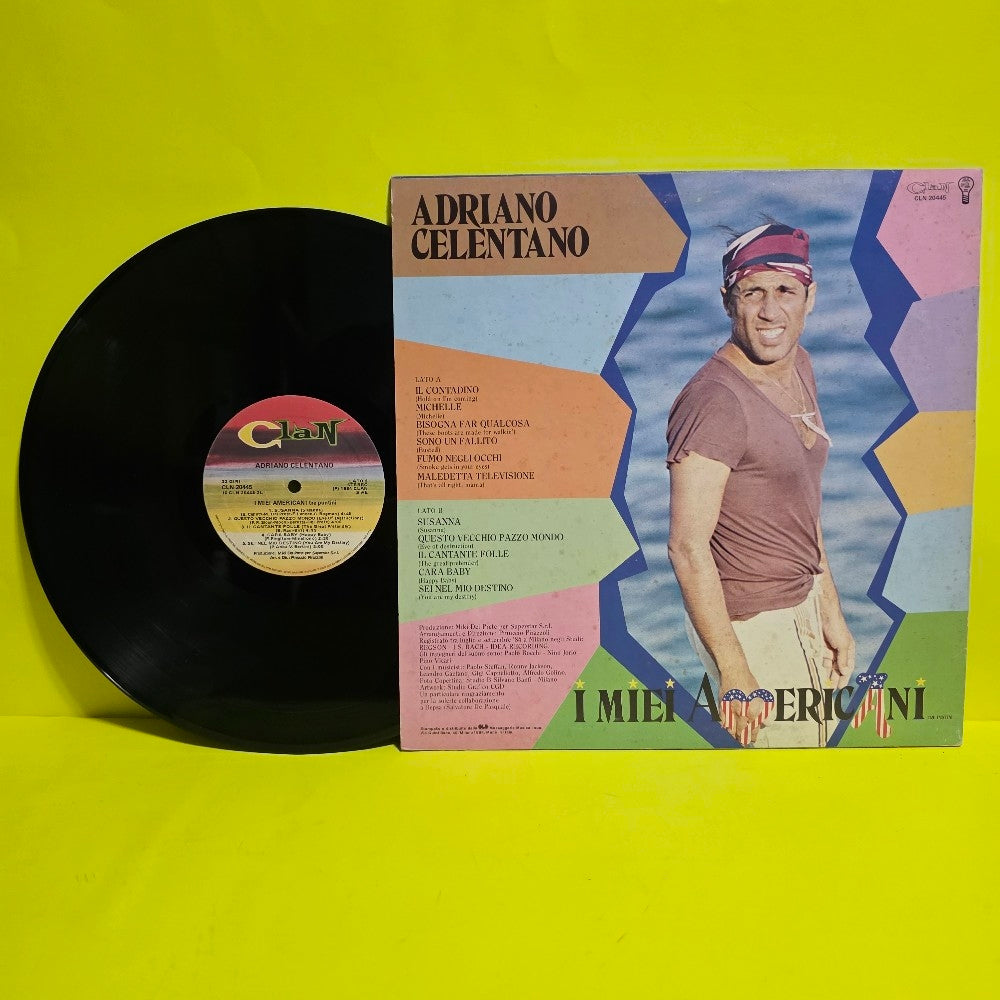 Adriano Celentano - I Miei Americani ( Tre Puntini) - 1984 - CLN 20445 - Used - EX - Vinyl