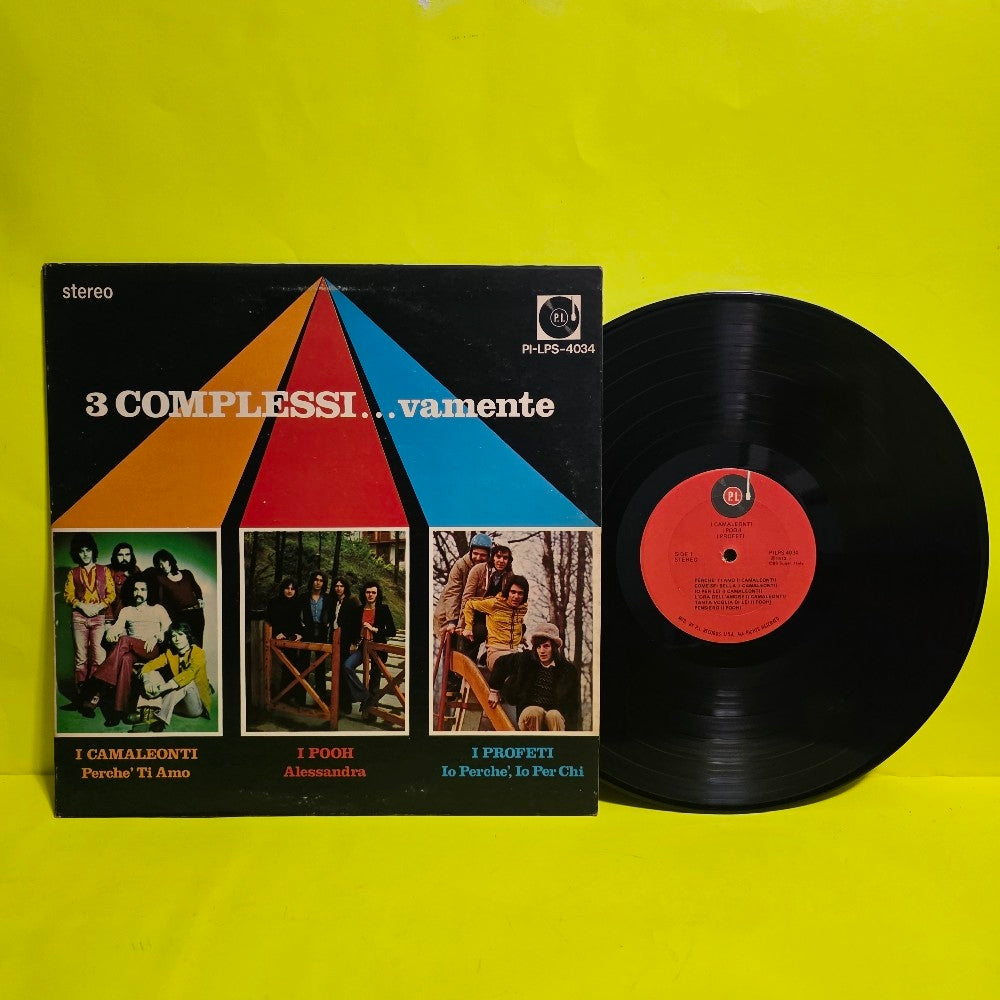 I Camaleoni, Pooh, I Profeti - 3 Complessi... Vamente - 1973 - PILPS-4034 - Used - VG++ - Vinyl