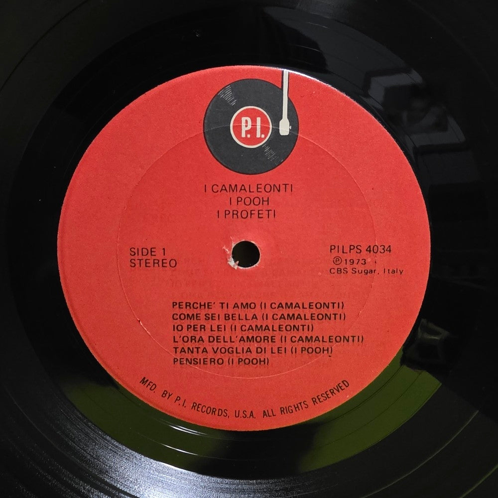 I Camaleoni, Pooh, I Profeti - 3 Complessi... Vamente - 1973 - PILPS-4034 - Used - VG++ - Vinyl